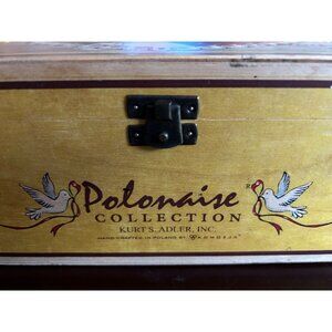 Just Married Ornaments Polonaise Kurt S. Adler Handcrafted W/ Box Glass Vintage